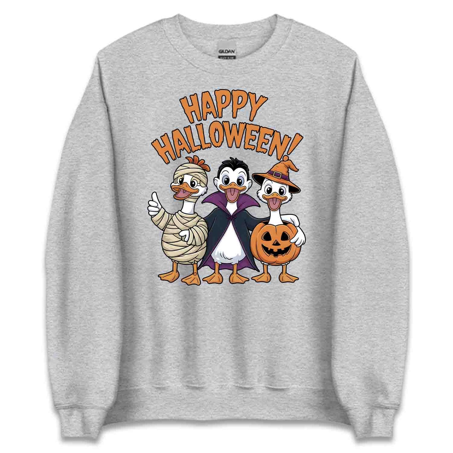 Happy Halloween Duck T-Shirt, Spooky Costume Sweatshirt, Pumpkin Vampire Hoodie | PRODUCT CODE: HOTJDSKCY