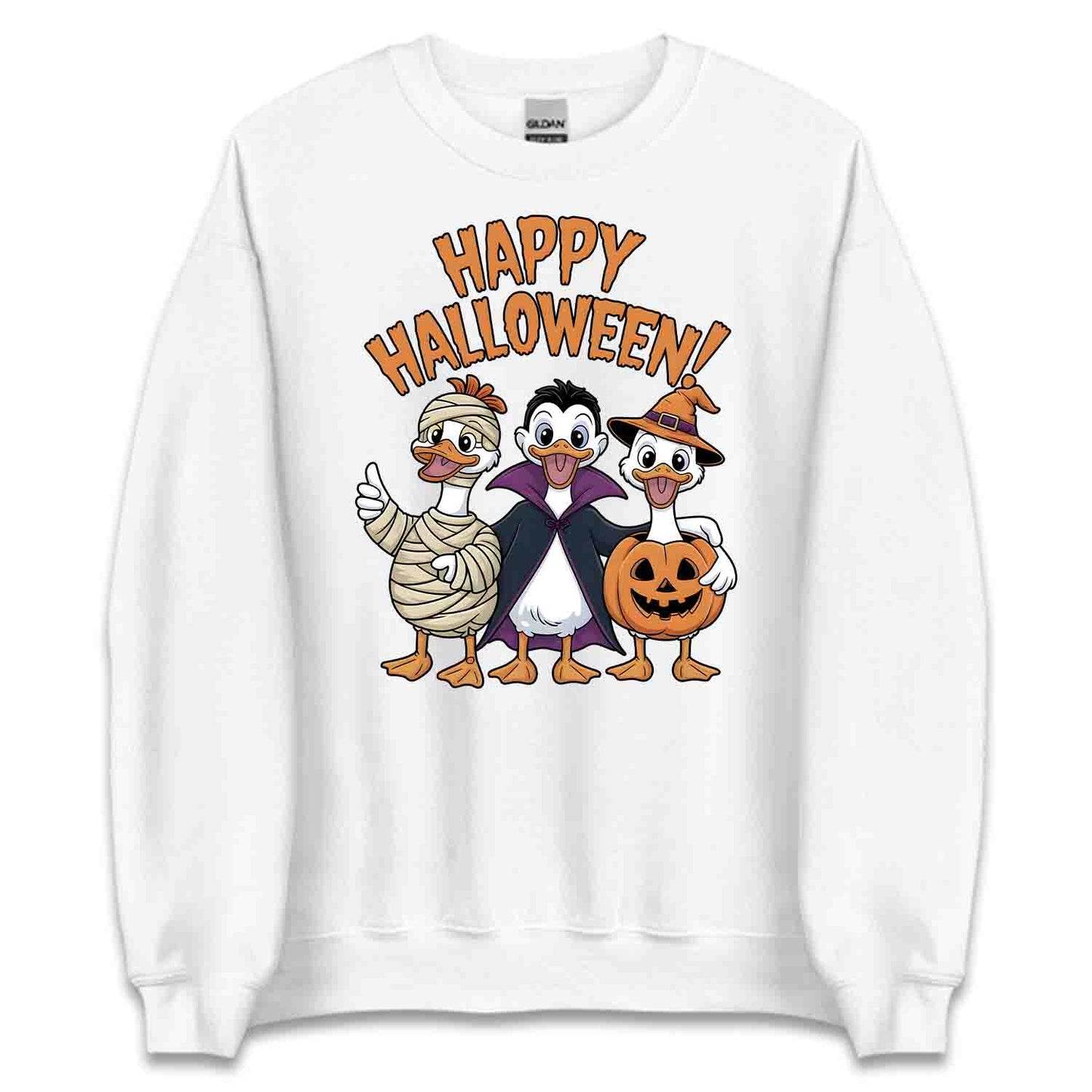 Happy Halloween Duck T-Shirt, Spooky Costume Sweatshirt, Pumpkin Vampire Hoodie | PRODUCT CODE: HOTJDSKCY