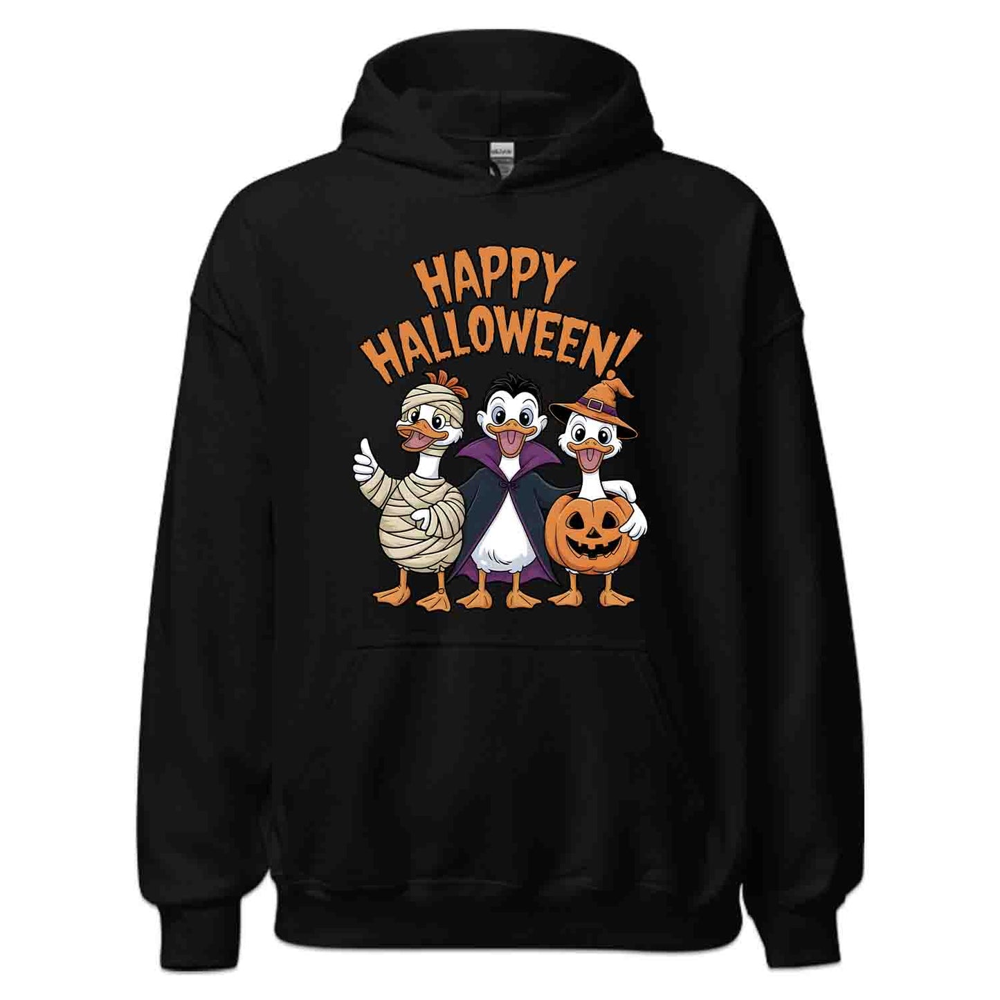 Happy Halloween Duck T-Shirt, Spooky Costume Sweatshirt, Pumpkin Vampire Hoodie | PRODUCT CODE: HOTJDSKCY