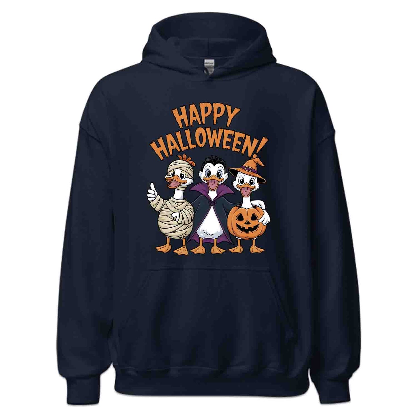 Happy Halloween Duck T-Shirt, Spooky Costume Sweatshirt, Pumpkin Vampire Hoodie | PRODUCT CODE: HOTJDSKCY
