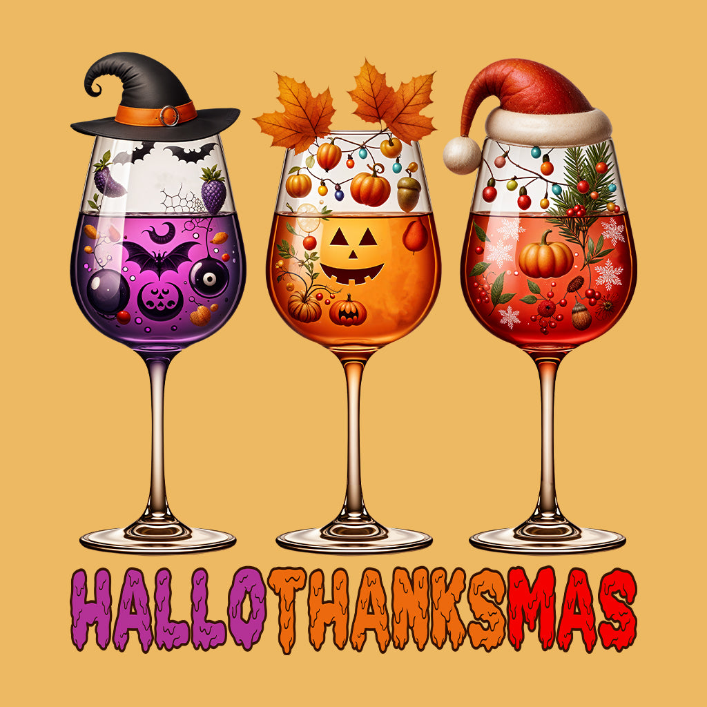 Happy HalloThanksMas Wine Halloween | PRODUCT CODE: HPLOTKMSW