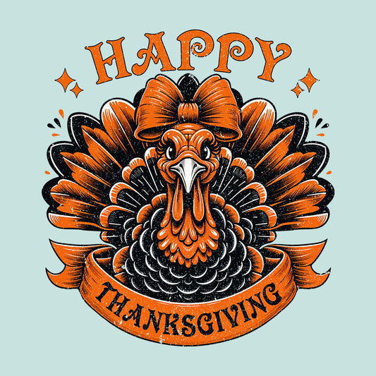 Happy Thanksgiving Turkey Day Autumn Fall Festive | PRODUCT CODE: HPTHNKTGKY