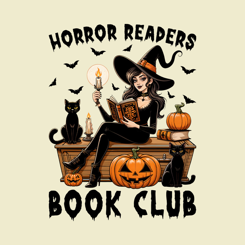Horror Readers Book Club Gothic Halloween Witch Reading Spell Book | PRODUCT CODE: HRDEBKCBU
