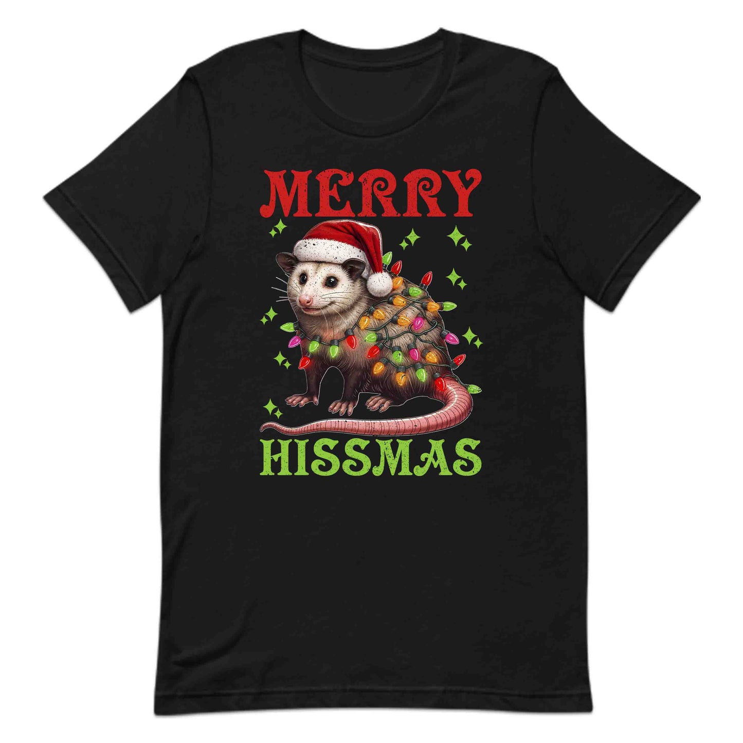Merry Hissmas Opossum Christmas Possum Xmas Animal | PRODUCT CODE: HSMAOPNMLVER