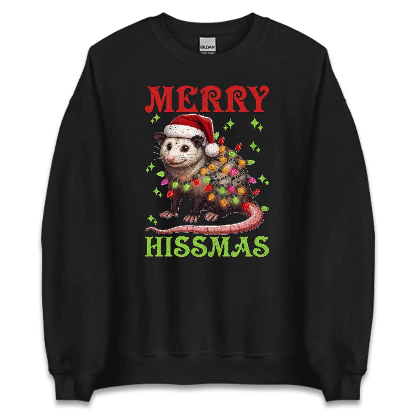 Merry Hissmas Opossum Christmas Possum Xmas Animal | PRODUCT CODE: HSMAOPNMLVER