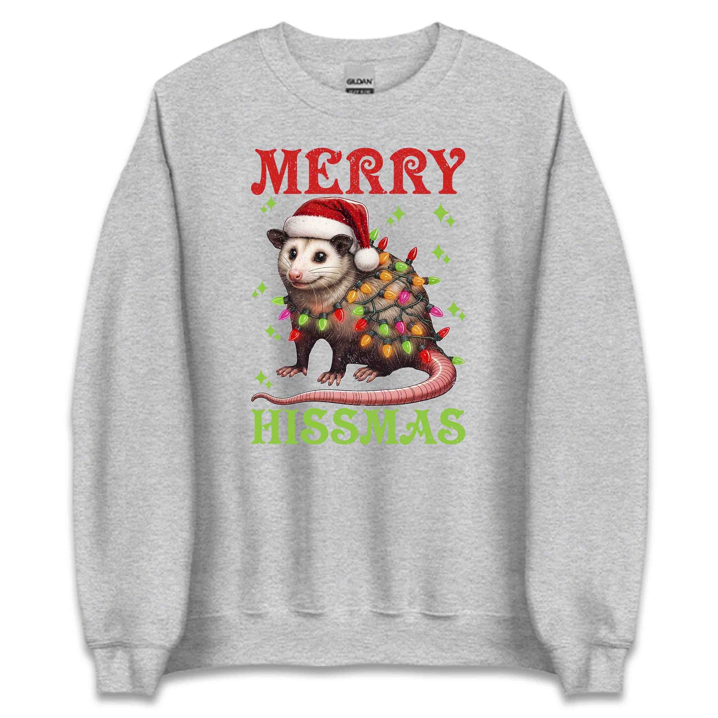 Merry Hissmas Opossum Christmas Possum Xmas Animal | PRODUCT CODE: HSMAOPNMLVER