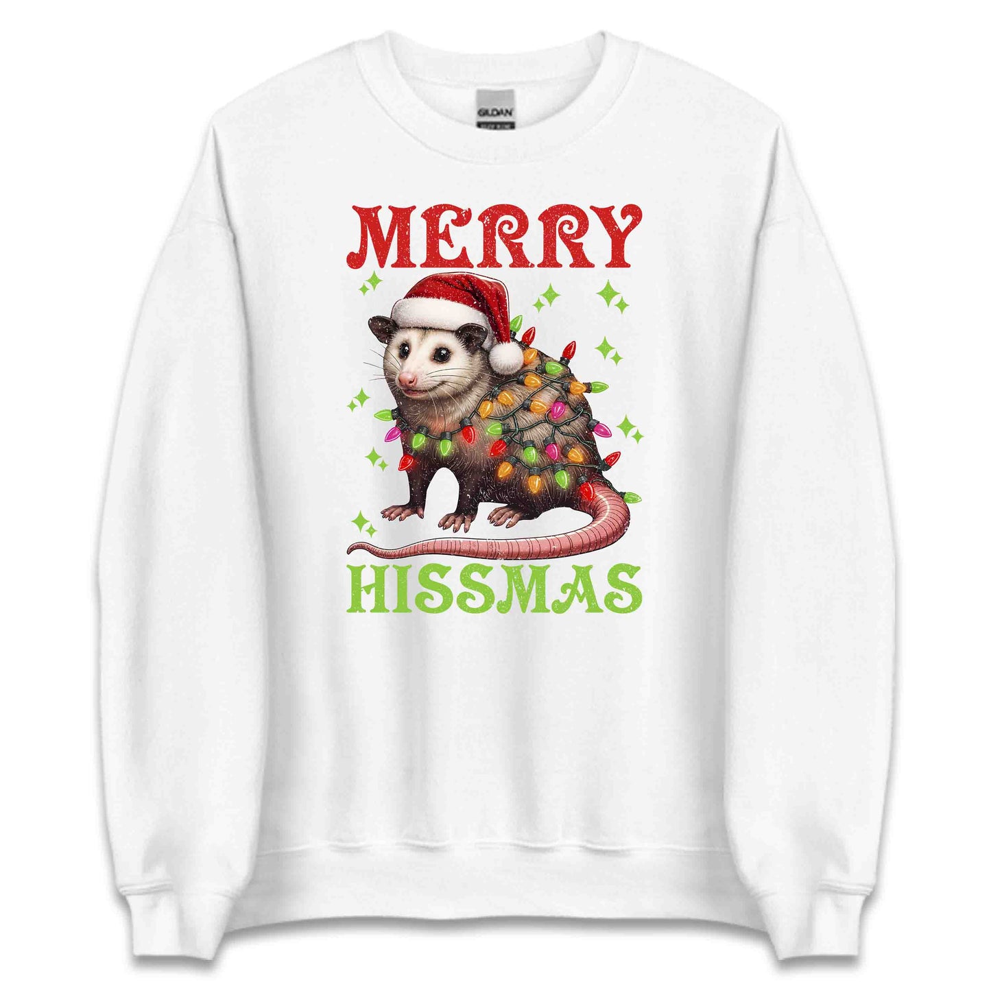Merry Hissmas Opossum Christmas Possum Xmas Animal | PRODUCT CODE: HSMAOPNMLVER