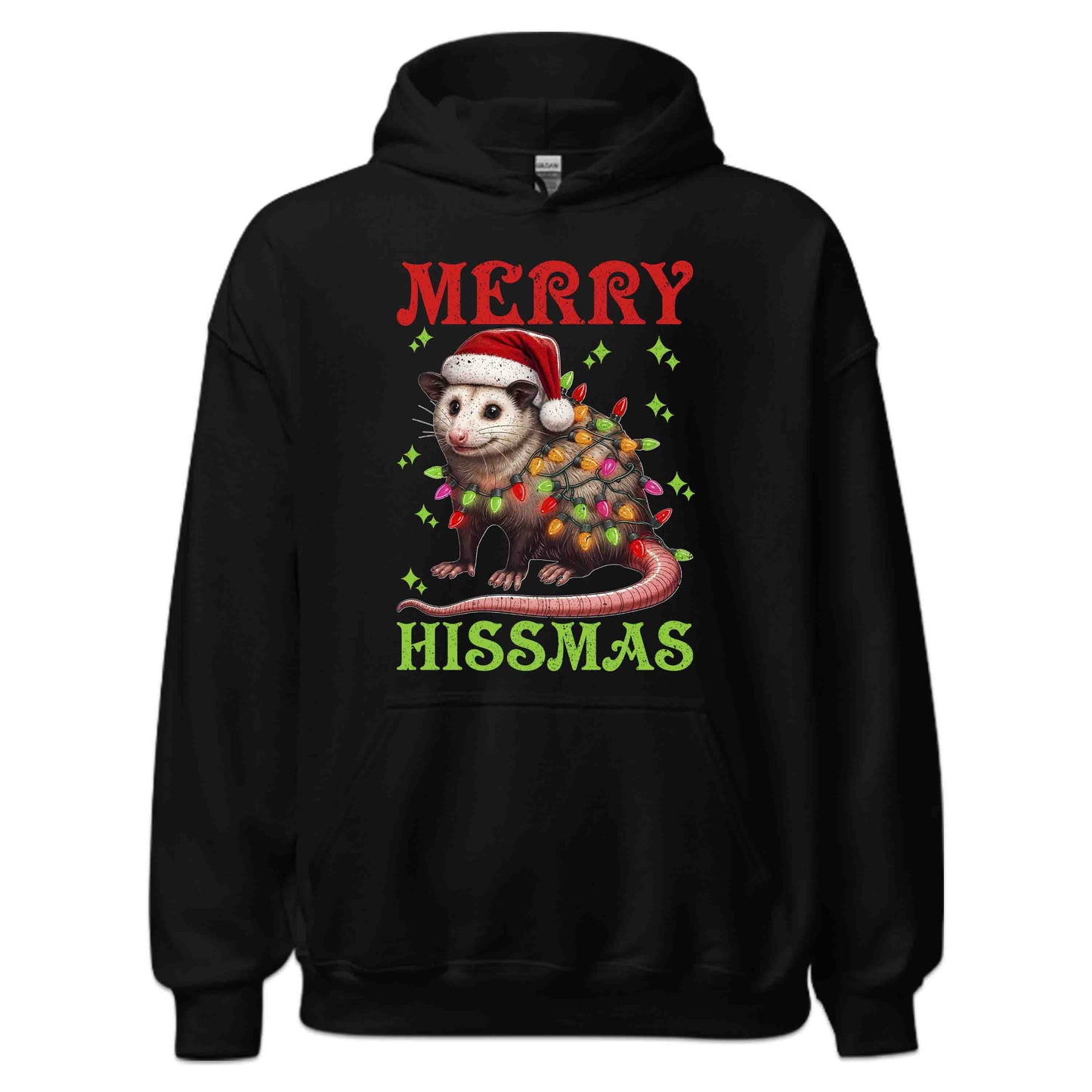 Merry Hissmas Opossum Christmas Possum Xmas Animal | PRODUCT CODE: HSMAOPNMLVER