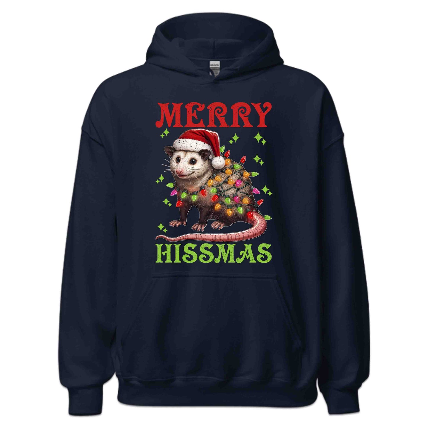 Merry Hissmas Opossum Christmas Possum Xmas Animal | PRODUCT CODE: HSMAOPNMLVER