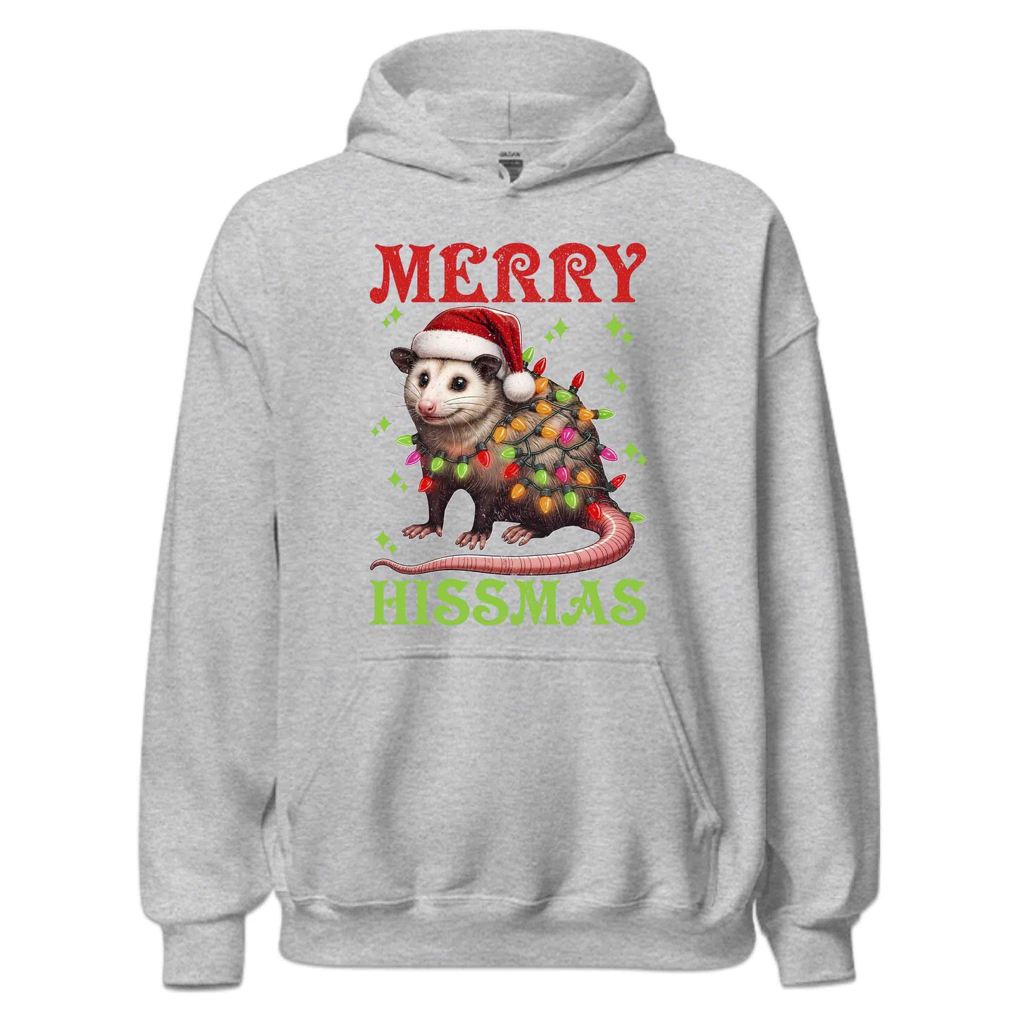 Merry Hissmas Opossum Christmas Possum Xmas Animal | PRODUCT CODE: HSMAOPNMLVER