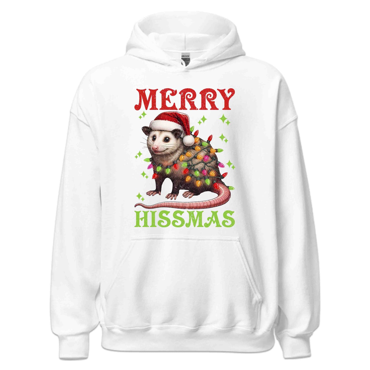 Merry Hissmas Opossum Christmas Possum Xmas Animal | PRODUCT CODE: HSMAOPNMLVER