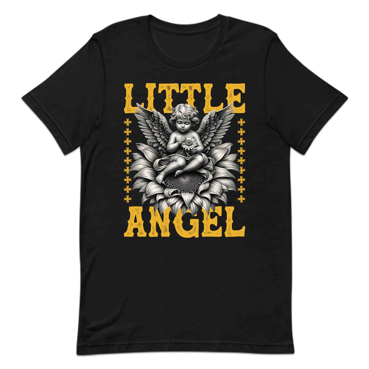 Heavenly Little Angel Whimsical Floral Sunflower Inspired | PRODUCT CODE: HVNLYEANGWMS