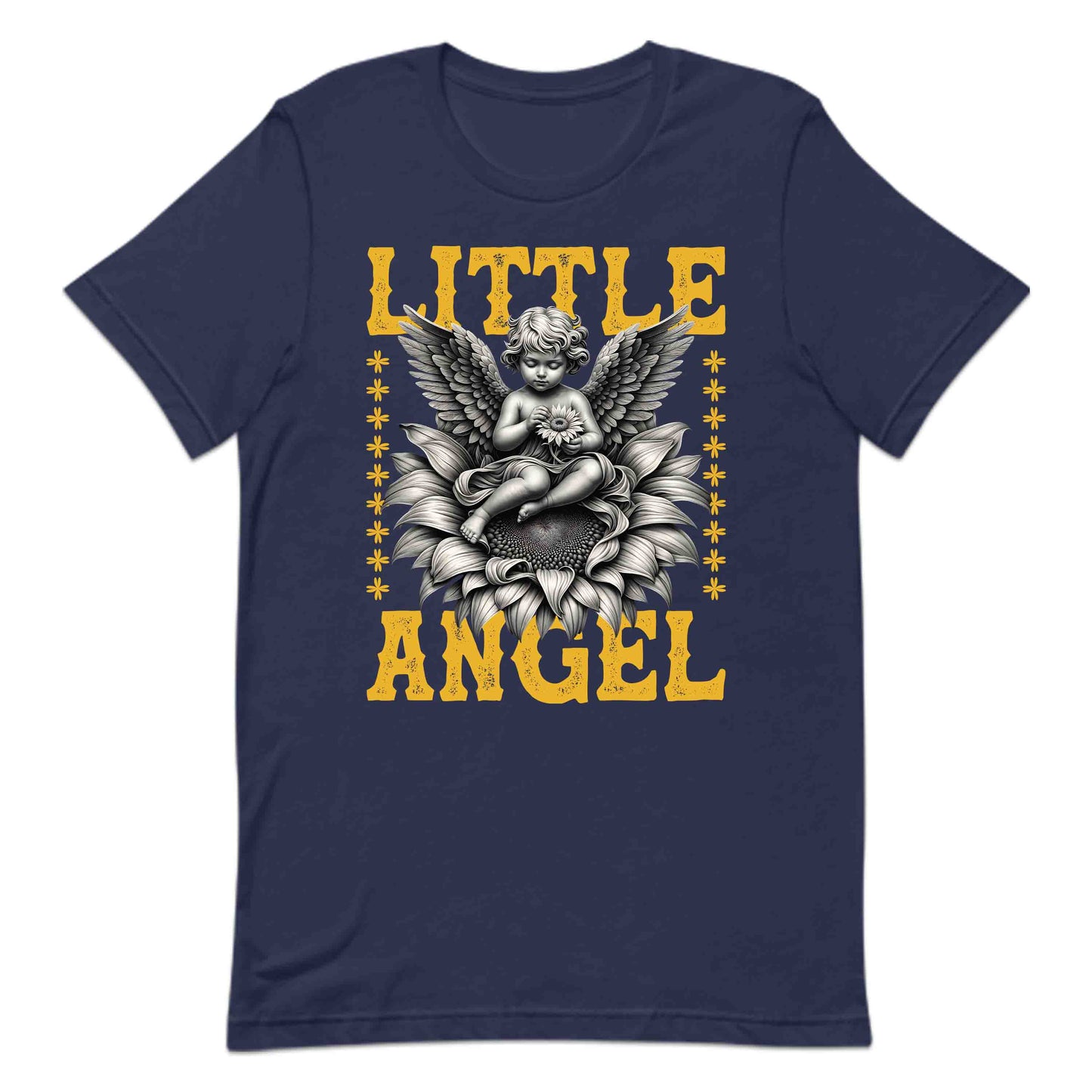 Heavenly Little Angel Whimsical Floral Sunflower Inspired | PRODUCT CODE: HVNLYEANGWMS