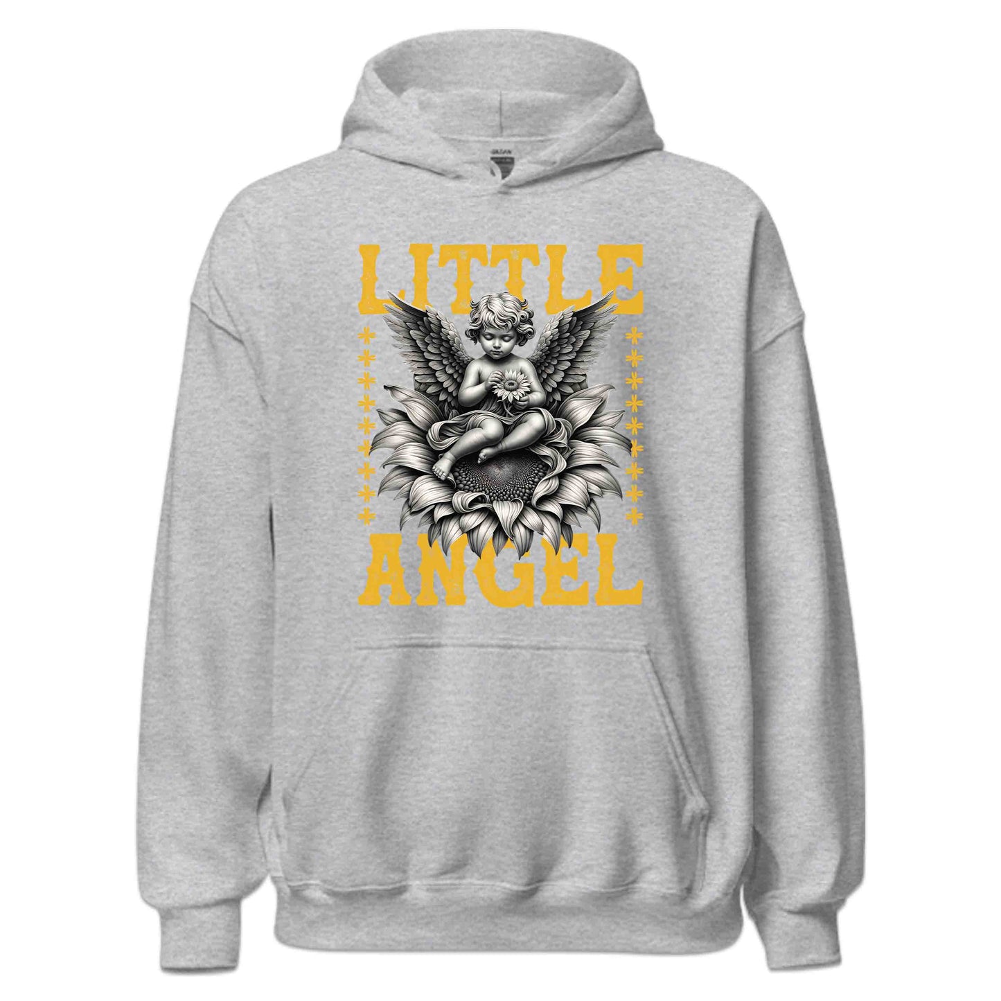 Heavenly Little Angel Whimsical Floral Sunflower Inspired | PRODUCT CODE: HVNLYEANGWMS