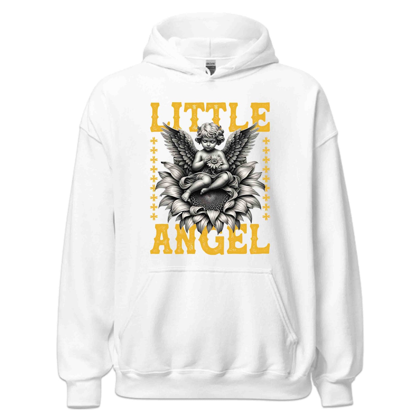 Heavenly Little Angel Whimsical Floral Sunflower Inspired | PRODUCT CODE: HVNLYEANGWMS