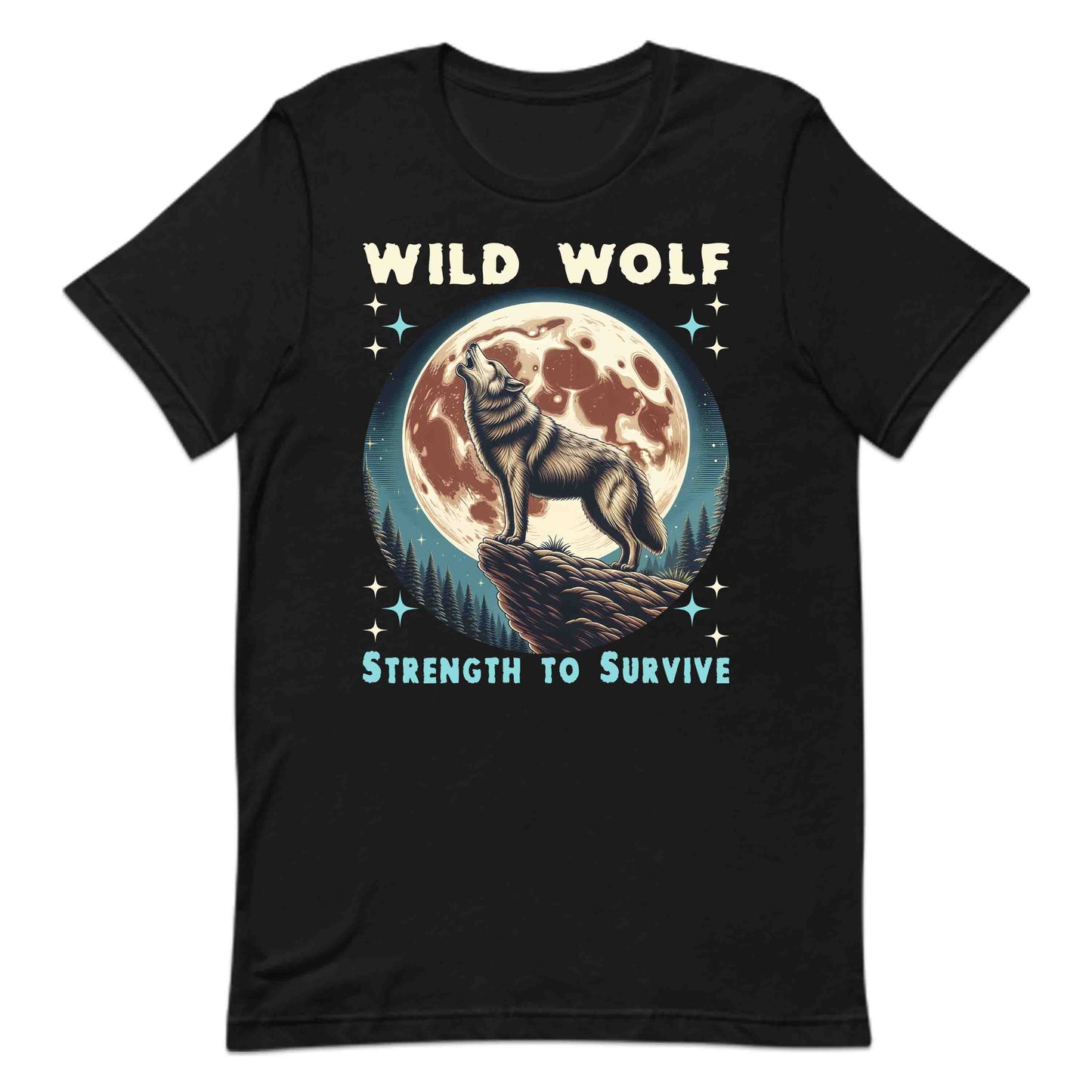 Howling Wolf Full Moon Wilderness Survival Strength | PRODUCT CODE: HWNLGWDFLKM