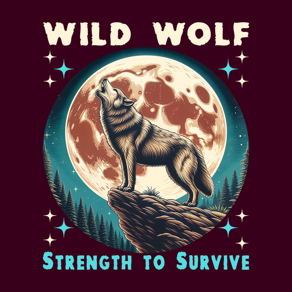 Howling Wolf Full Moon Wilderness Survival Strength | PRODUCT CODE: HWNLGWDFLKM