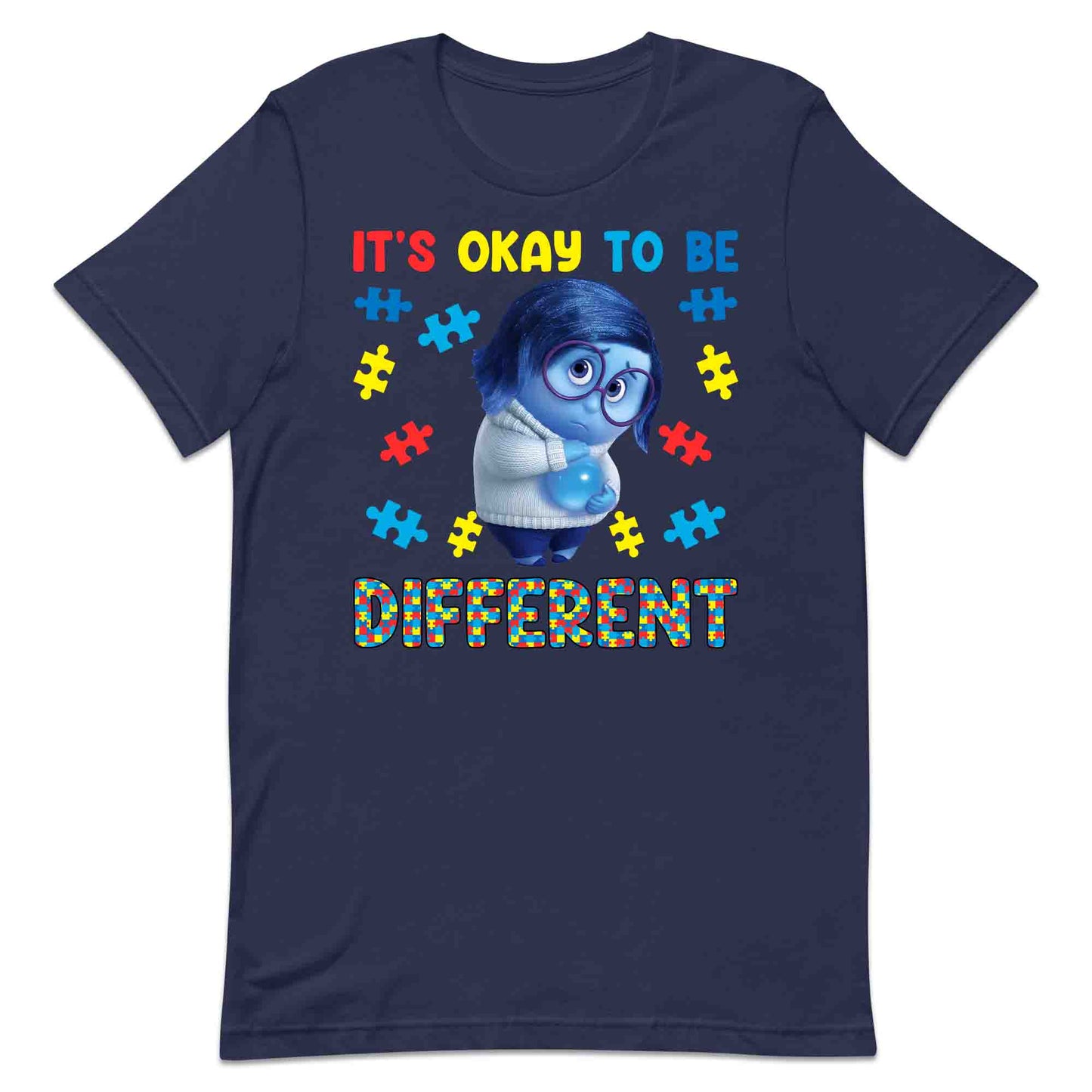 Inside Out Sadness Autism T-Shirt | Inclusive Pixar Support Jumper | Puzzle Piece Hoodie | PRODUCT CODE: INSDGDQWJK