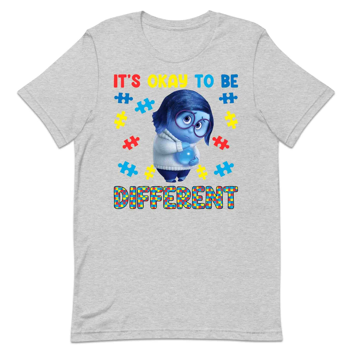 Inside Out Sadness Autism T-Shirt | Inclusive Pixar Support Jumper | Puzzle Piece Hoodie | PRODUCT CODE: INSDGDQWJK