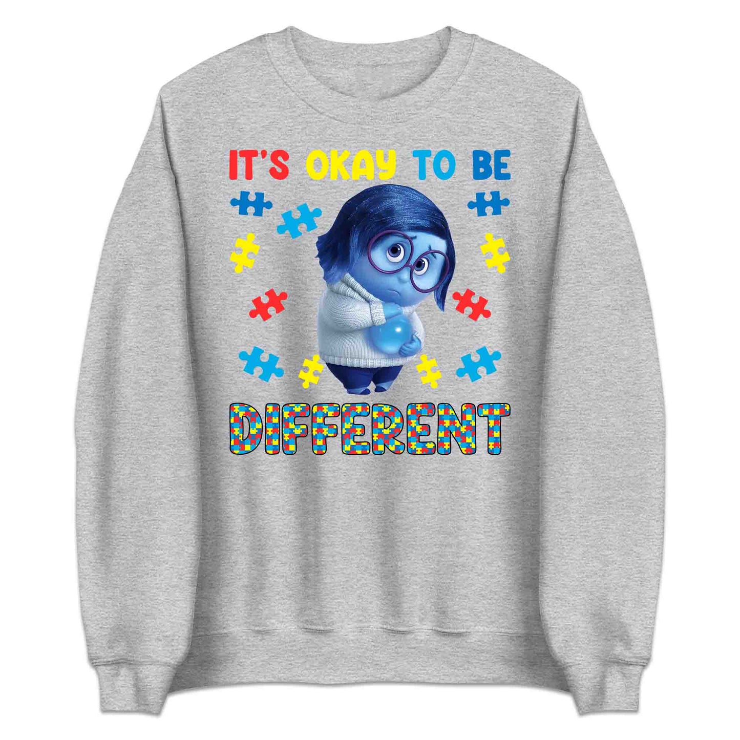 Inside Out Sadness Autism T-Shirt | Inclusive Pixar Support Jumper | Puzzle Piece Hoodie | PRODUCT CODE: INSDGDQWJK
