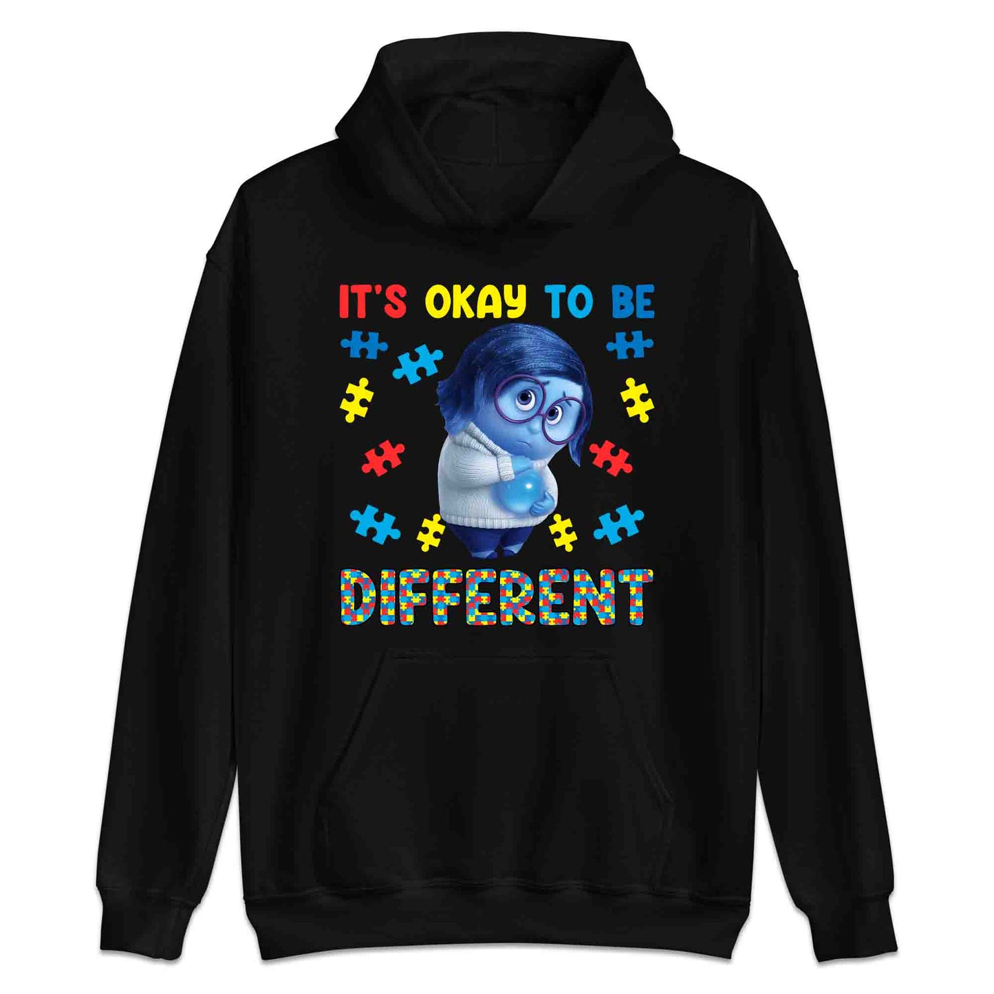 Inside Out Sadness Autism T-Shirt | Inclusive Pixar Support Jumper | Puzzle Piece Hoodie | PRODUCT CODE: INSDGDQWJK