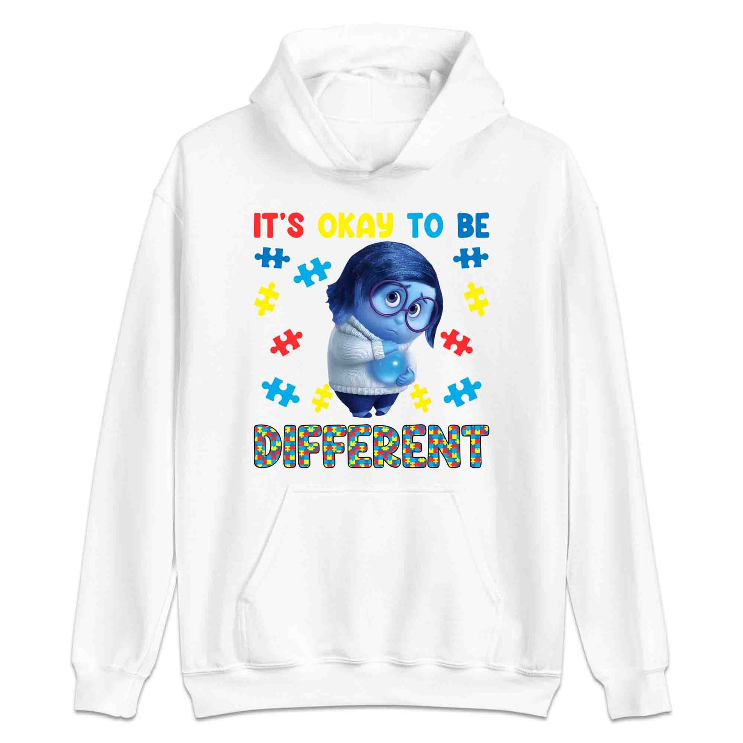 Inside Out Sadness Autism T-Shirt | Inclusive Pixar Support Jumper | Puzzle Piece Hoodie | PRODUCT CODE: INSDGDQWJK
