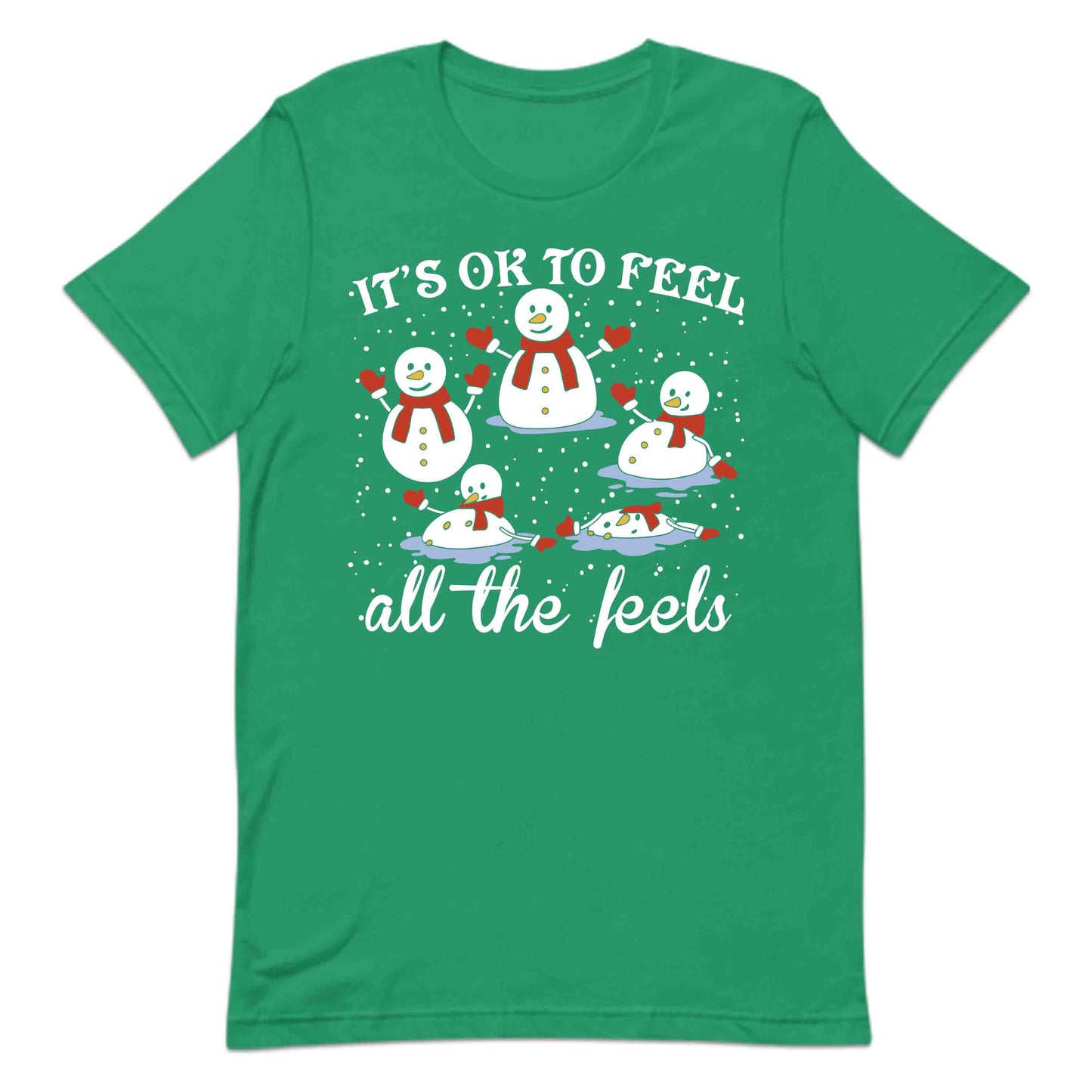It's Okay To Feel All The Feels OT Christmas Snowman Therapy Xmas | PRODUCT CODE: ITKOYALFEHOCP