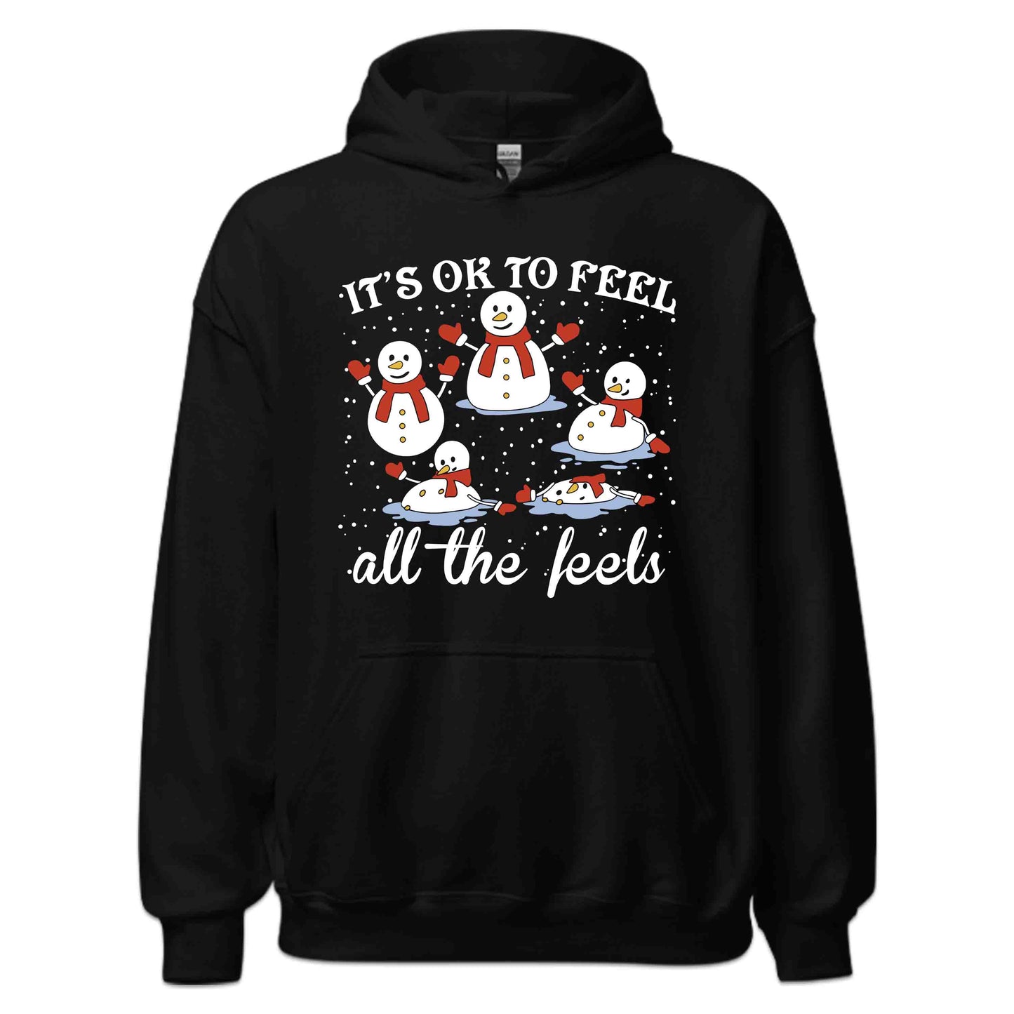 It's Okay To Feel All The Feels OT Christmas Snowman Therapy Xmas | PRODUCT CODE: ITKOYALFEHOCP