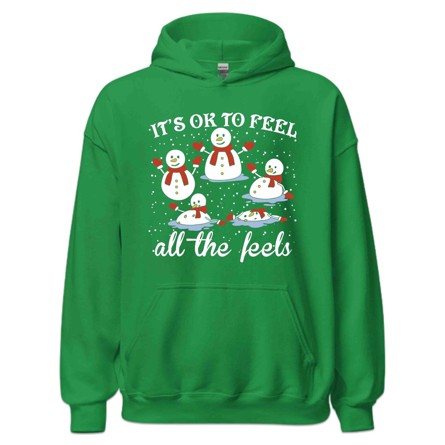 It's Okay To Feel All The Feels OT Christmas Snowman Therapy Xmas | PRODUCT CODE: ITKOYALFEHOCP