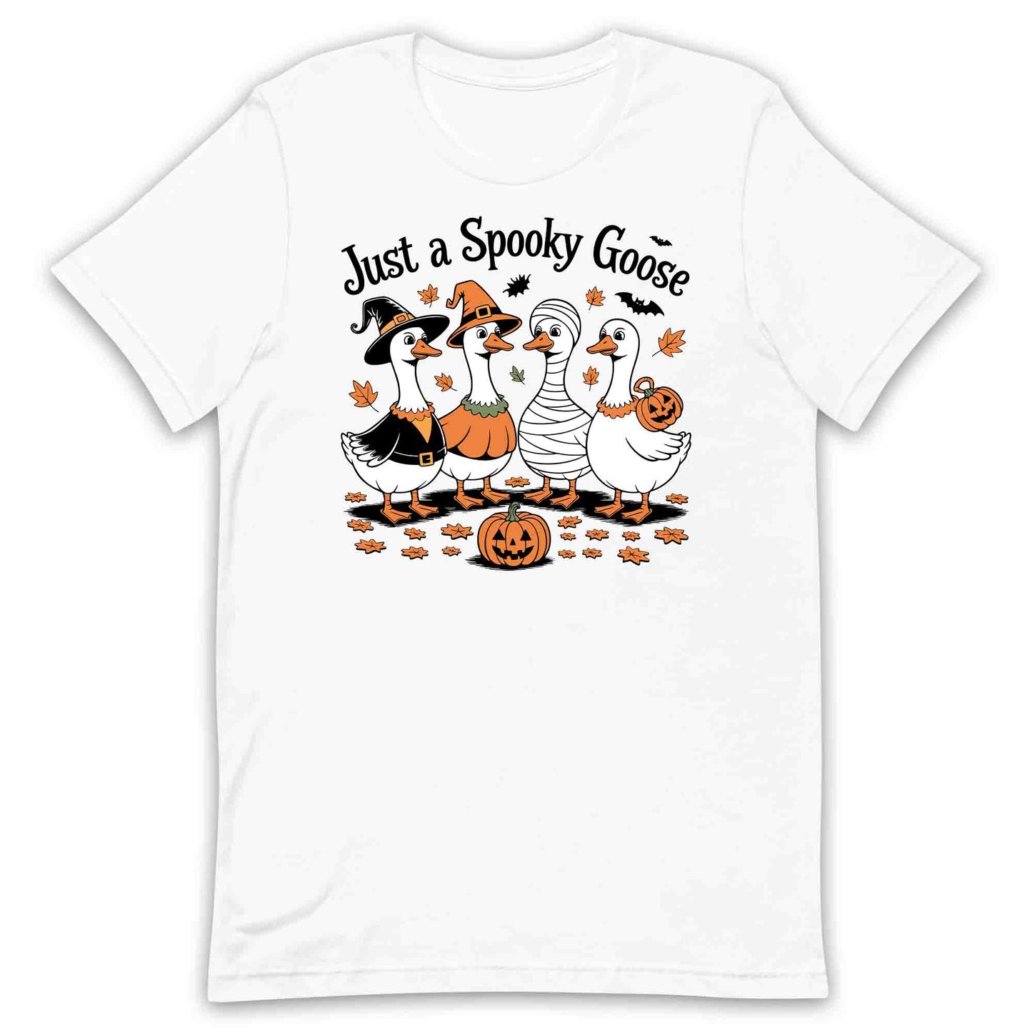 Spooky Goose T-Shirt, Adorable Geese Sweatshirt, Fall Festivities Hoodie | PRODUCT CODE: JADTCXIORB