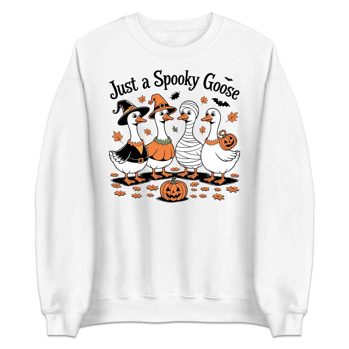 Spooky Goose T-Shirt, Adorable Geese Sweatshirt, Fall Festivities Hoodie | PRODUCT CODE: JADTCXIORB