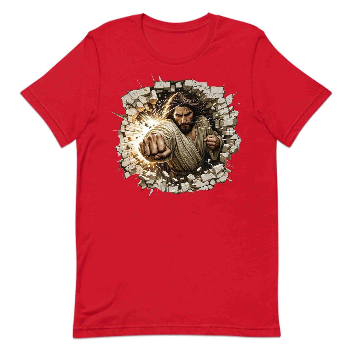 Jesus Breaking Through Wall 3D Realistic Jesus Punch | PRODUCT CODE: JBRKNGTHRWLD