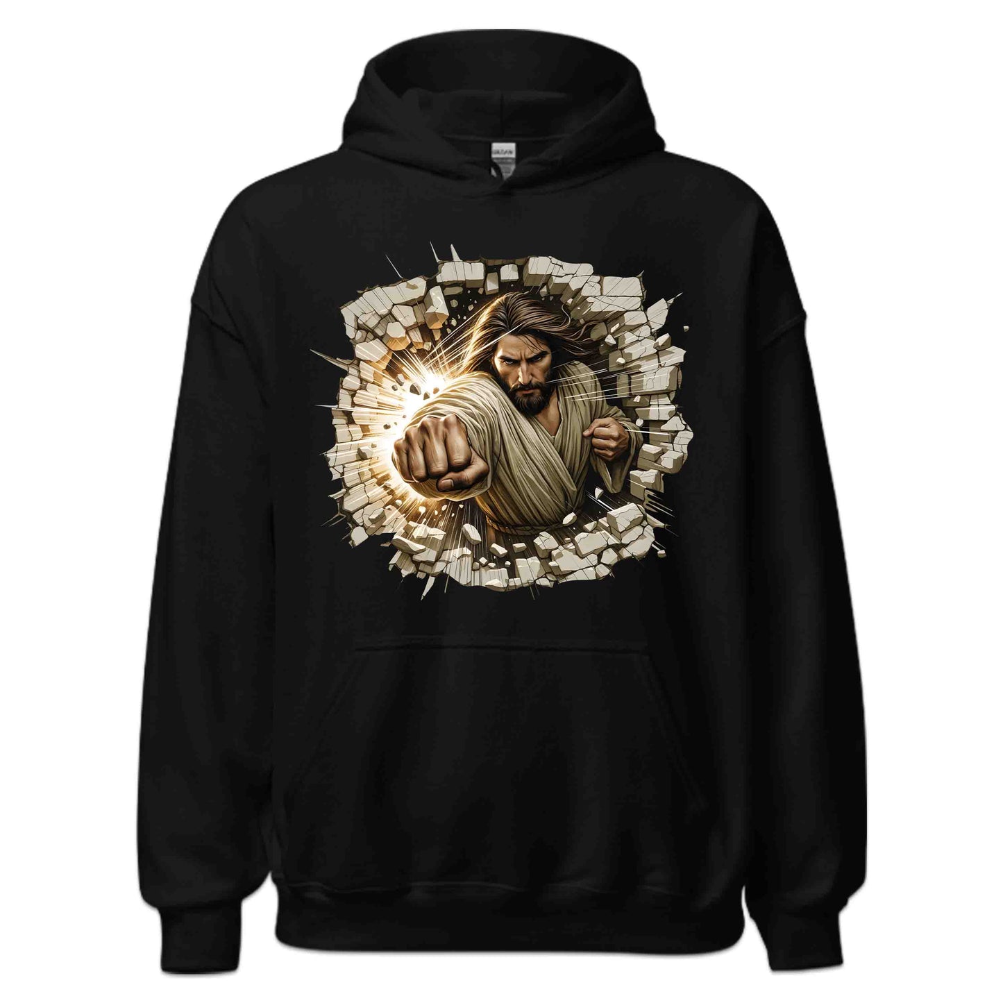 Jesus Breaking Through Wall 3D Realistic Jesus Punch | PRODUCT CODE: JBRKNGTHRWLD