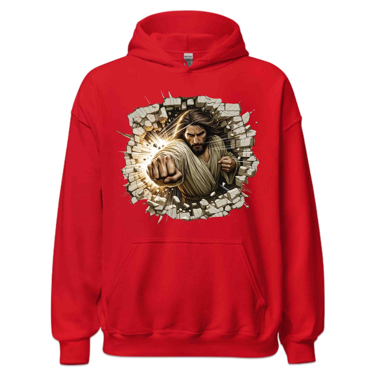 Jesus Breaking Through Wall 3D Realistic Jesus Punch | PRODUCT CODE: JBRKNGTHRWLD