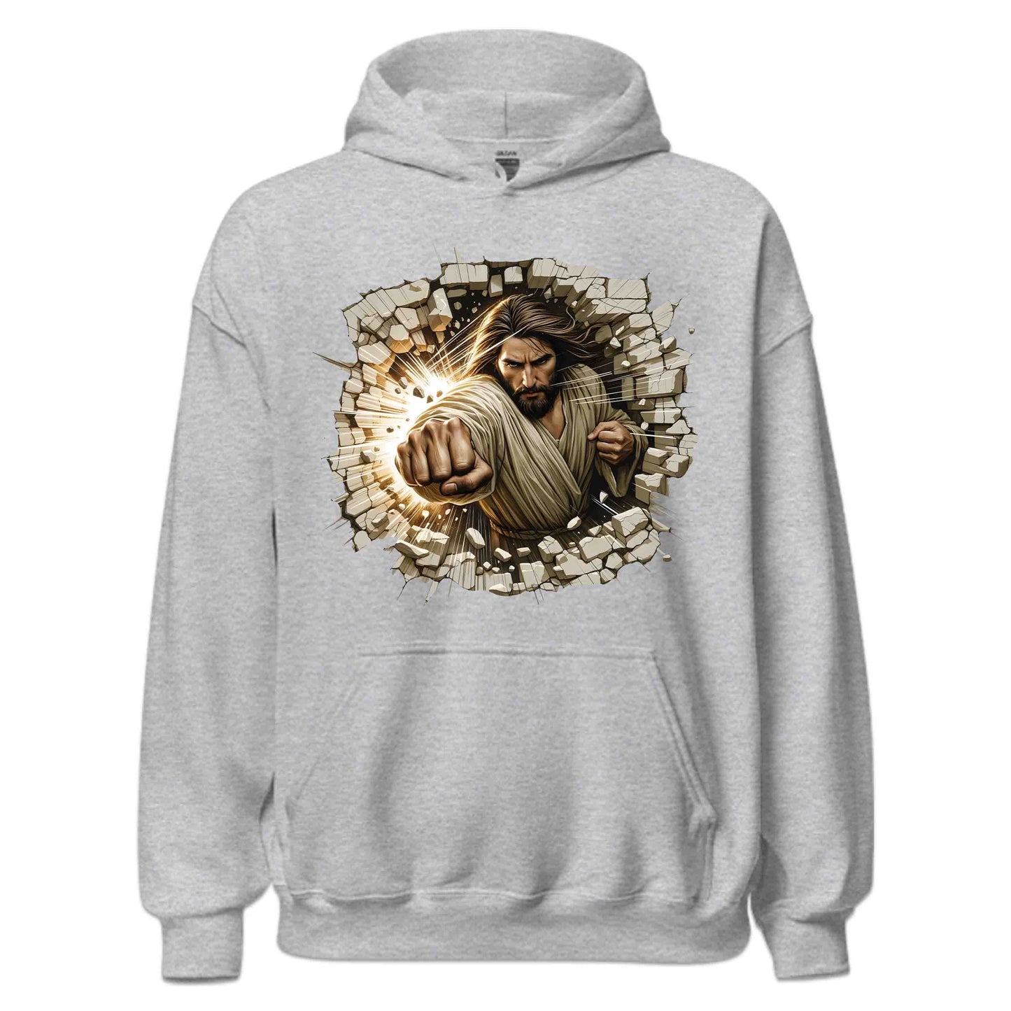 Jesus Breaking Through Wall 3D Realistic Jesus Punch | PRODUCT CODE: JBRKNGTHRWLD