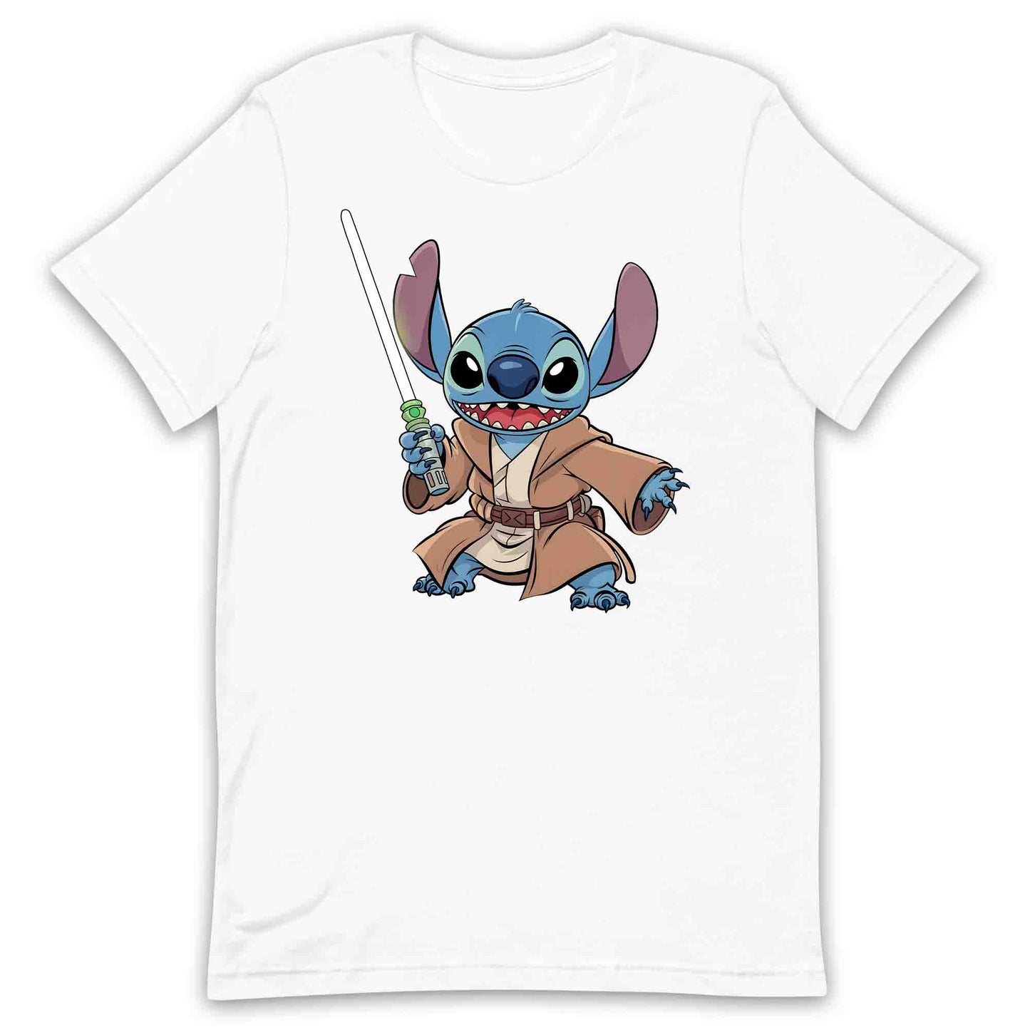 Jedi Stitch T-Shirt | Star Wars x Lilo & Stitch Jumper | Sci-Fi Disney Galactic Mashup Hoodie | PRODUCT CODE: JDUEOASTCHWA