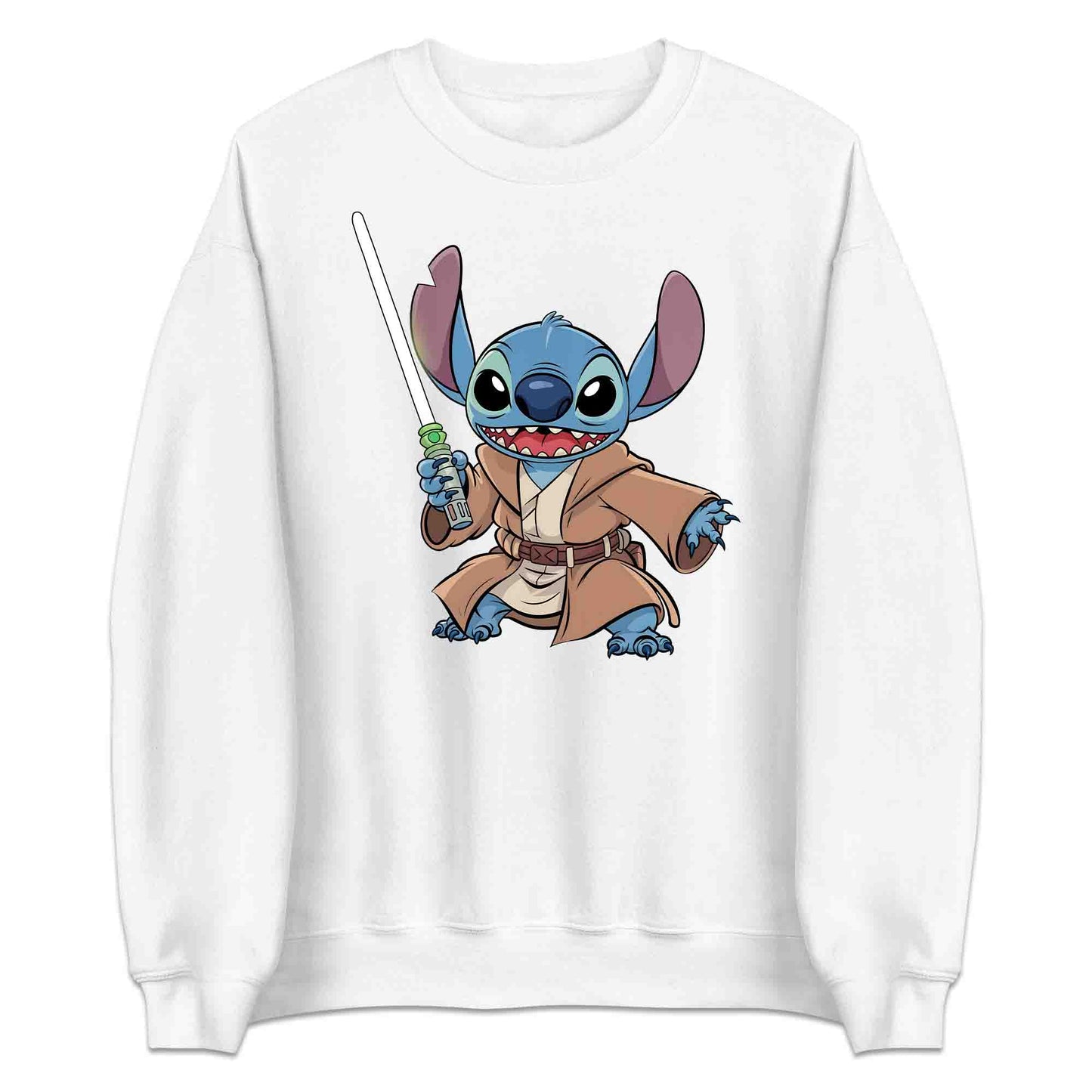 Jedi Stitch T-Shirt | Star Wars x Lilo & Stitch Jumper | Sci-Fi Disney Galactic Mashup Hoodie | PRODUCT CODE: JDUEOASTCHWA