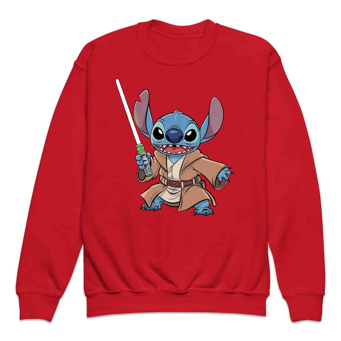 Jedi Stitch Kids T-Shirt | Star Wars x Lilo & Stitch Kids Jumper | Sci-Fi Disney Galactic Mashup Hoodie | PRODUCT CODE: JDUEOASTCHWA