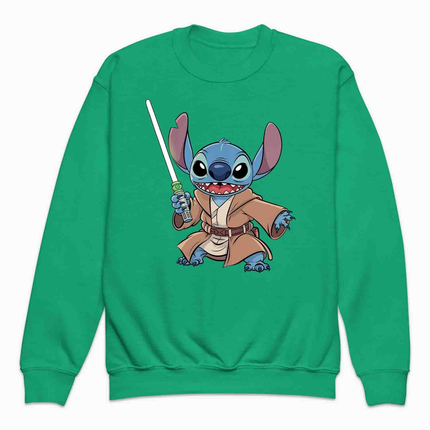 Jedi Stitch Kids T-Shirt | Star Wars x Lilo & Stitch Kids Jumper | Sci-Fi Disney Galactic Mashup Hoodie | PRODUCT CODE: JDUEOASTCHWA
