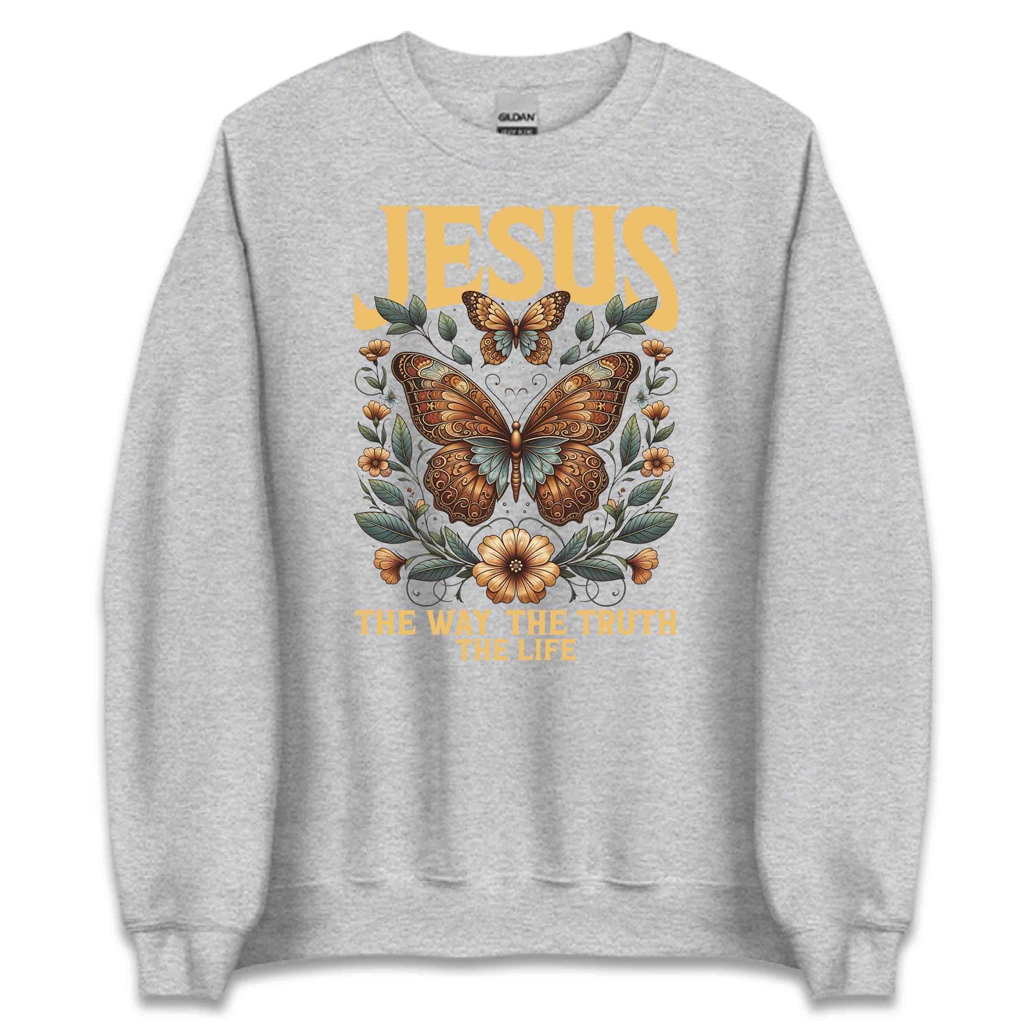 Jesus Butterfly The Way The Truth The Life Christian Floral and Spiritual | PRODUCT CODE: JETHEYRULF