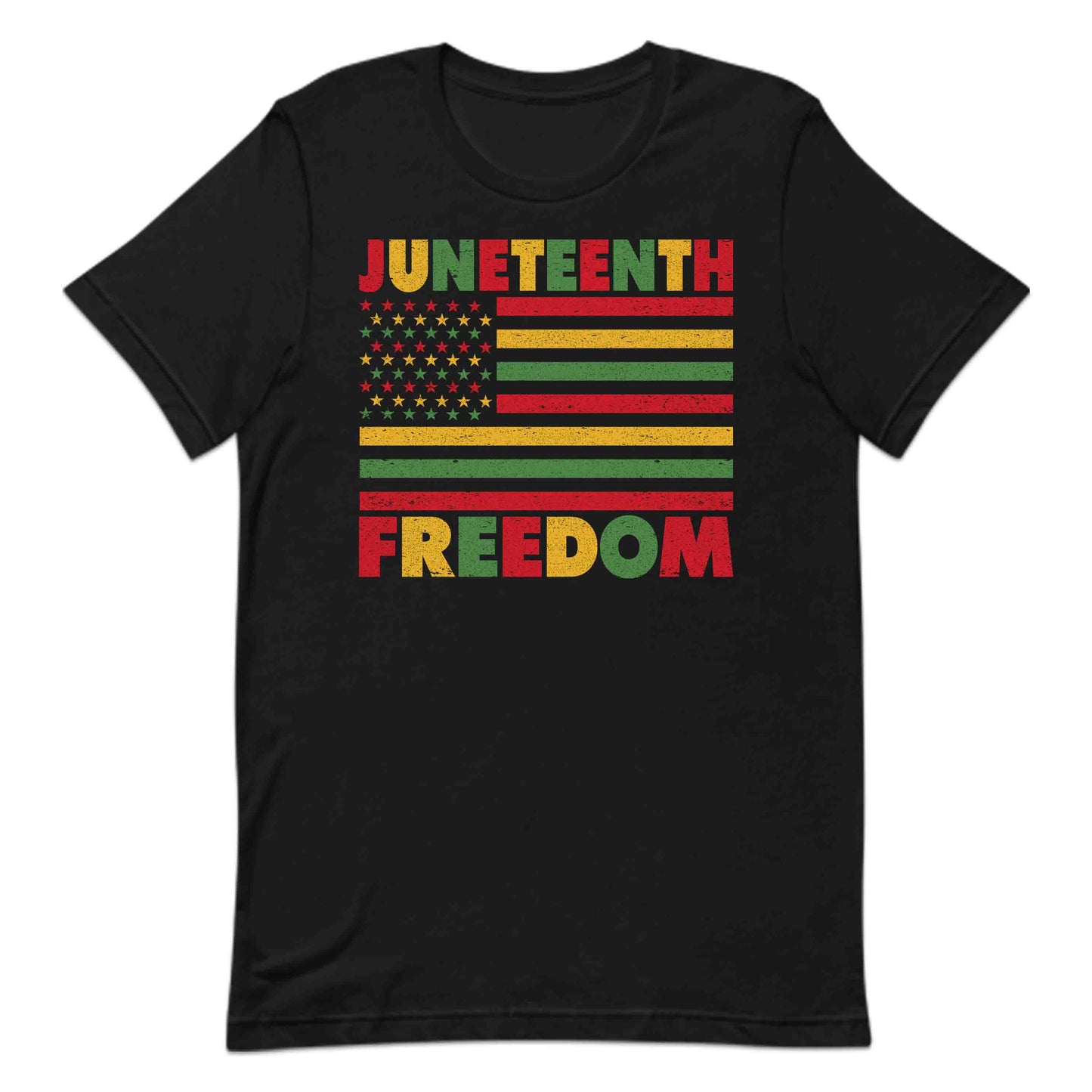 Juneteenth Freedom Afrocentric Flag Retro-Style Black History Month | PRODUCT CODE: JNTHFRDMOAFR