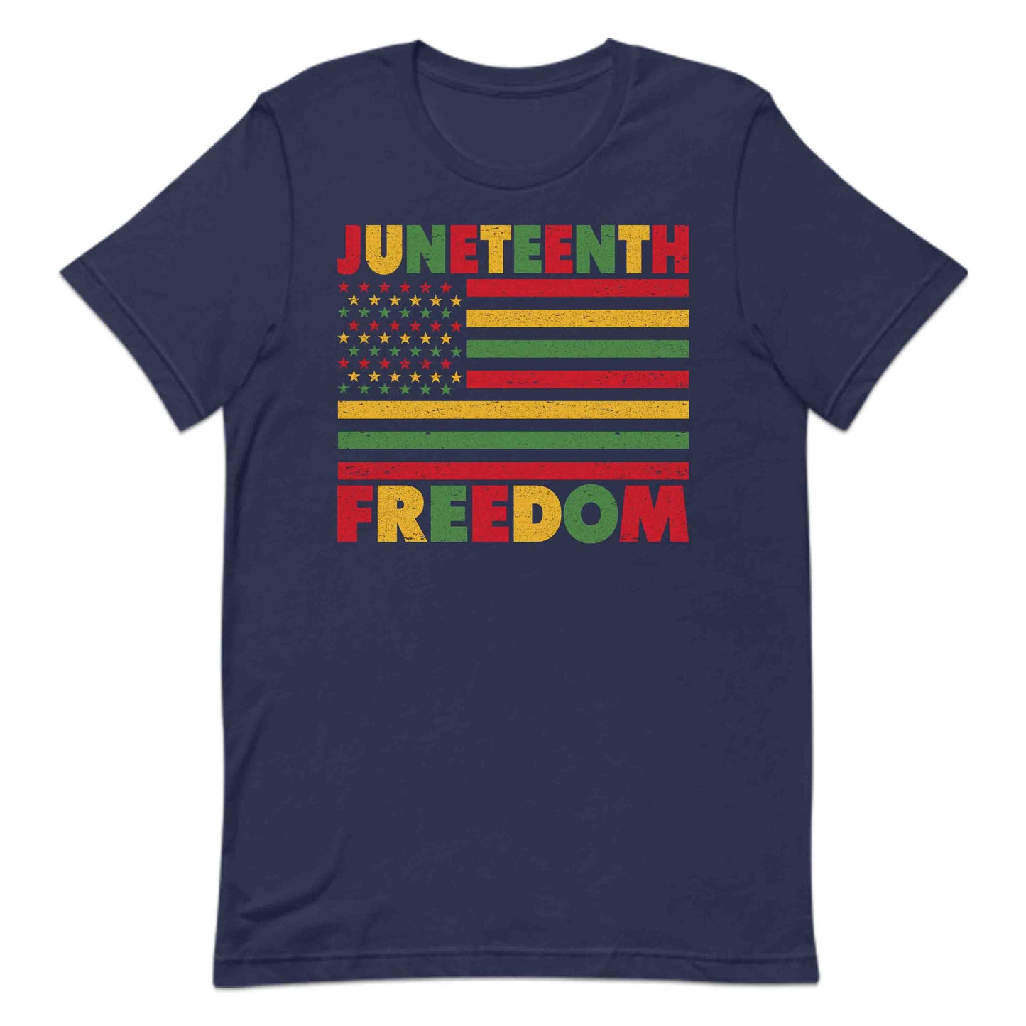 Juneteenth Freedom Afrocentric Flag Retro-Style Black History Month | PRODUCT CODE: JNTHFRDMOAFR