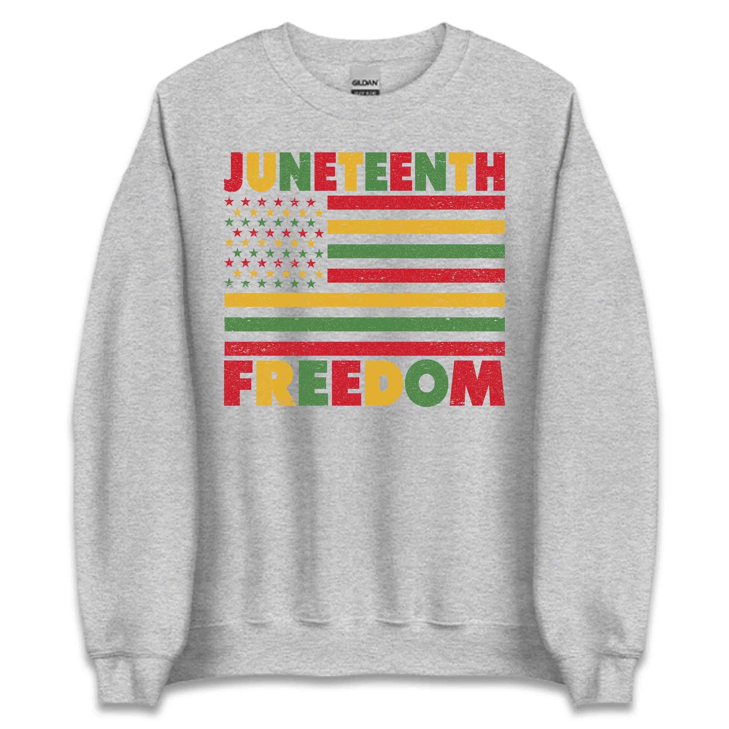 Juneteenth Freedom Afrocentric Flag Retro-Style Black History Month | PRODUCT CODE: JNTHFRDMOAFR