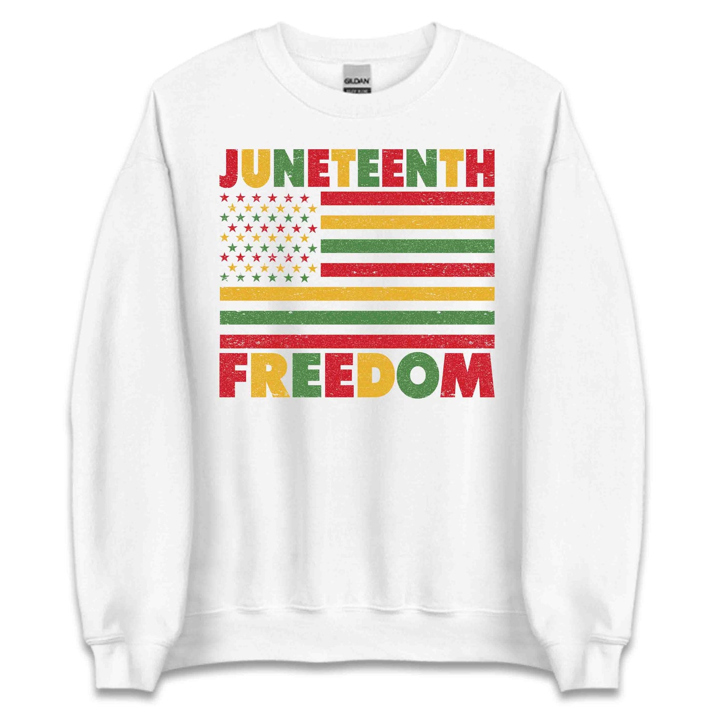 Juneteenth Freedom Afrocentric Flag Retro-Style Black History Month | PRODUCT CODE: JNTHFRDMOAFR