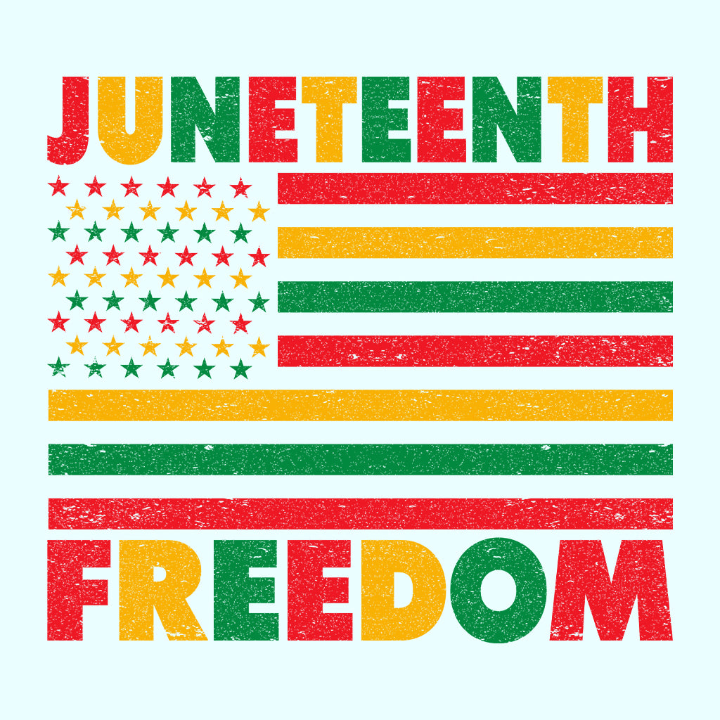 Juneteenth Freedom Afrocentric Flag Retro-Style Black History Month | PRODUCT CODE: JNTHFRDMOAFR
