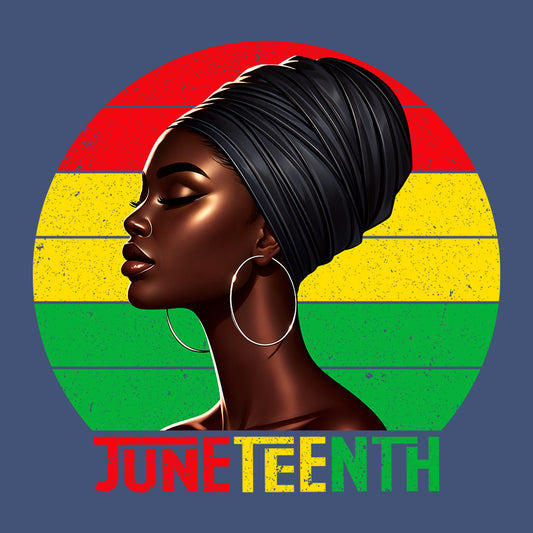 Juneteenth Queen Proud Black Heritage African American Culture | PRODUCT CODE: JNUETVBAHQNE