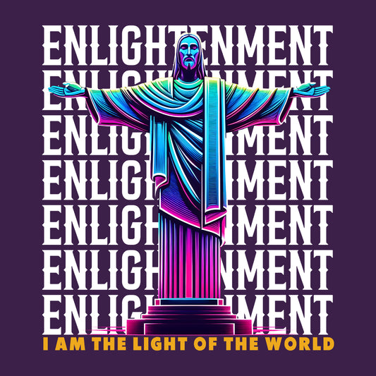 Jesus Enlightenment I Am the Light of the World | PRODUCT CODE: JSUENGLMNWRD