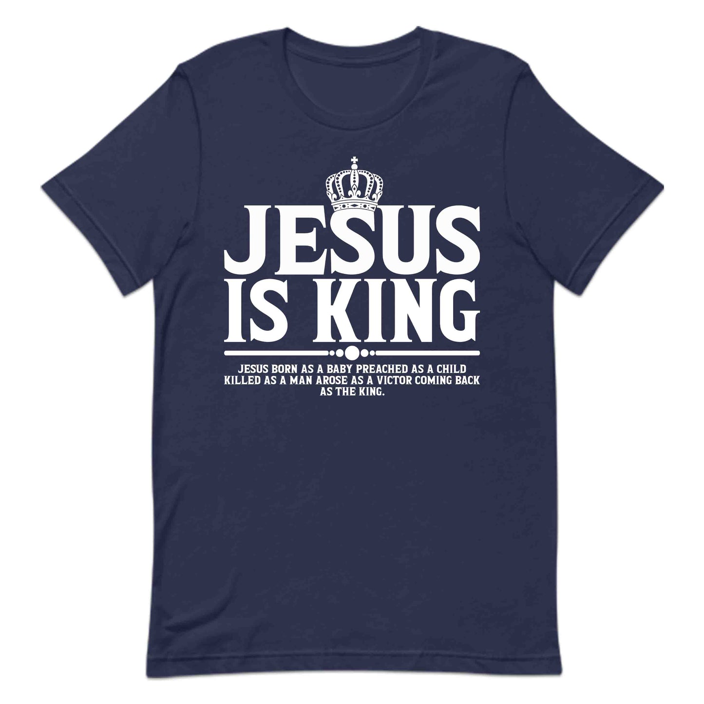 Jesus Is King Christian Crown of Victory Inspirational Faith | PRODUCT CODE: JUSJBGNCRWO