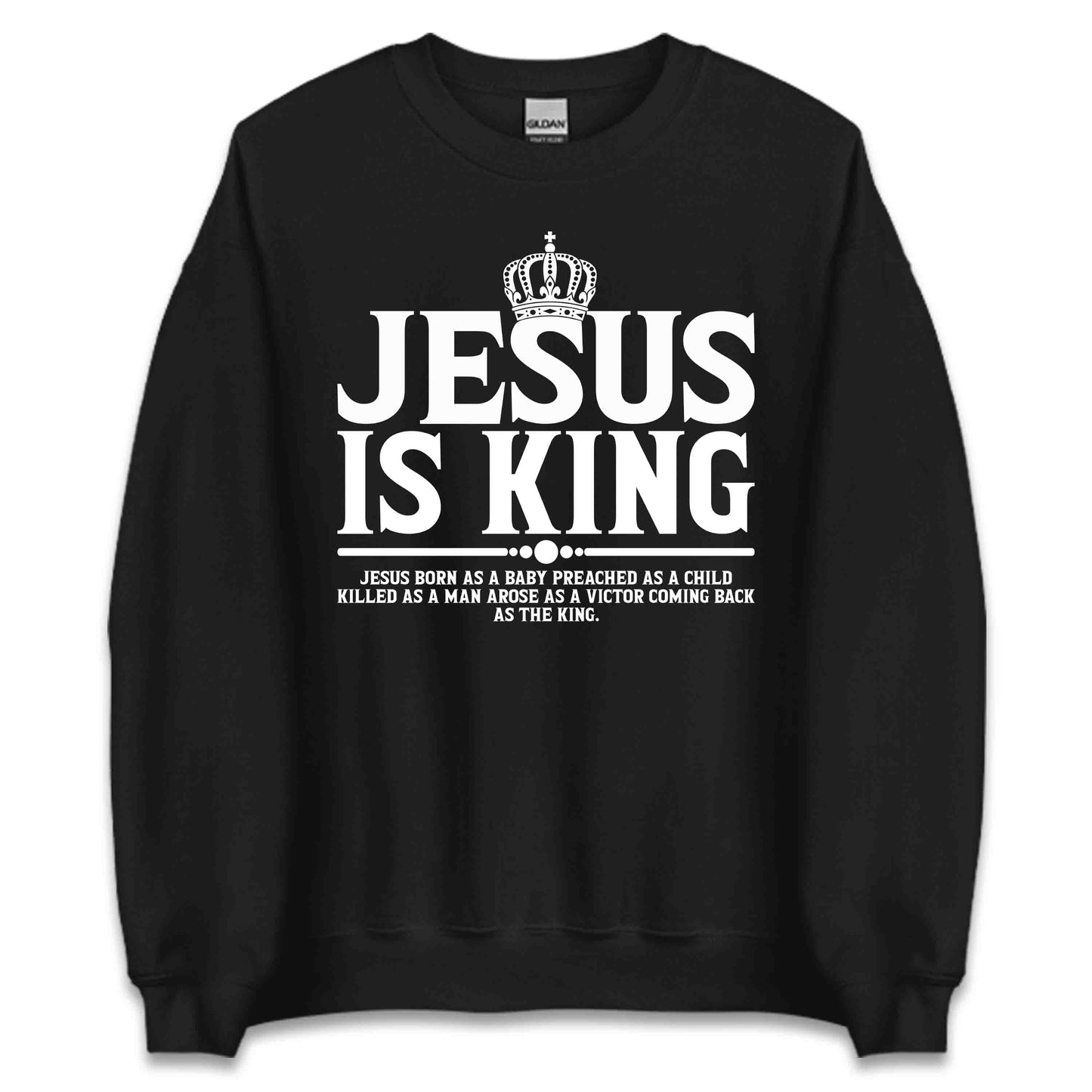 Jesus Is King Christian Crown of Victory Inspirational Faith | PRODUCT CODE: JUSJBGNCRWO