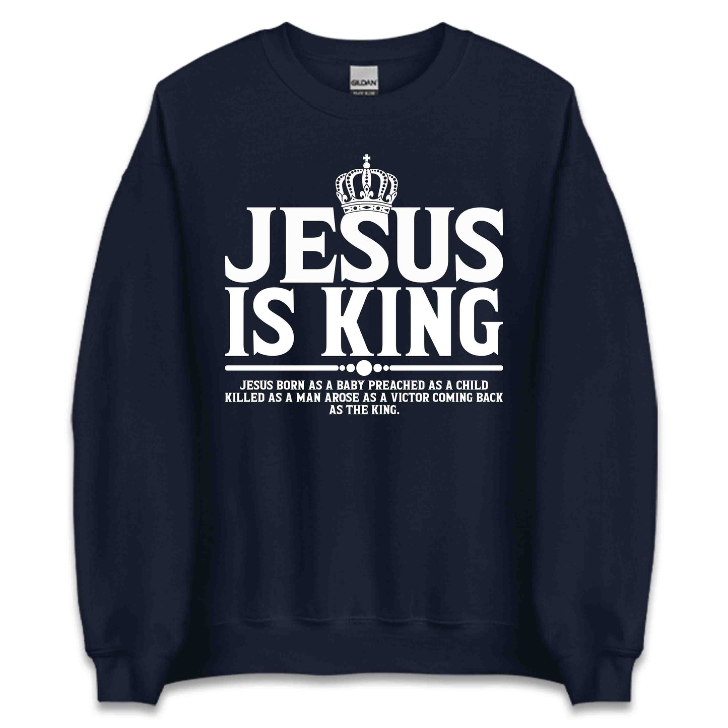 Jesus Is King Christian Crown of Victory Inspirational Faith | PRODUCT CODE: JUSJBGNCRWO